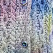 Hand dyed merino wool cardigan image 7