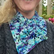 Hand Knitted merino neckwarmer image 6