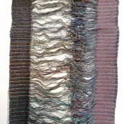 Textile Wall Art - 'tying-in' image 1