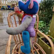 Tweed Teddy Bear made to order image 15