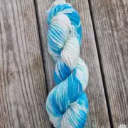 Hand-Dyed Yarn: 75% Merino, 25% Mulberry Silk, DK image 4