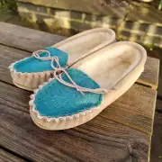 Suede and Tweed Slippers - luskentyre green image 8