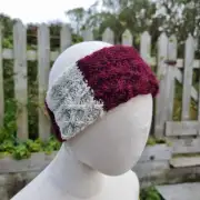 Hand Knitted gotland cowl/ headband image 6