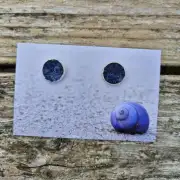 Harris tweed stud earrings image 1
