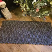 Handwoven pure wool rug image 1
