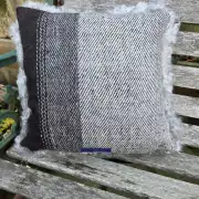 Gotland Sheepskin and Tweed Cushion image 4