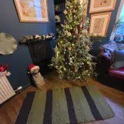 Handwoven pure wool rug image 7