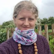 Hand Knitted hand dyed merino neckwarmer/headband image 4