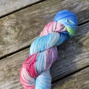 Hand-Dyed Yarn: 75% Merino, 25% silk, 4 ply image 2