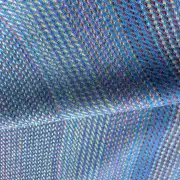 Two Sisters Tweed Fabric - blue watercolour image 1