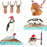 Greetings cards pack of 6 - Christmas! image 1