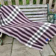 Gotland x Hebridean and Merino tweed throw image 1
