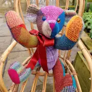 Tweed Teddy Bear made to order image 1