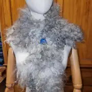 Felted wool collar - gotland image 1