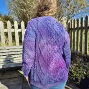 Hand dyed heritage wool jumper xs image 4