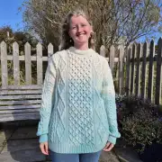 Hand dyed heritage wool jumper m image 5