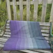 Three Sisters Tweed Fabric - Thistle Hombre - purple image 2