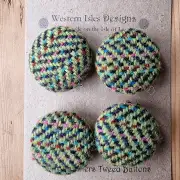 Three Sisters Tweed Buttons image 1