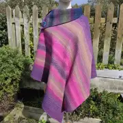 Two Sisters Tweed Poncho Cloak - Aurora image 1