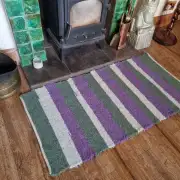 Handwoven pure wool rug image 4