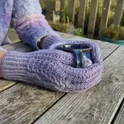 Hand dyed gloves - L image 4