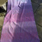 Two Sisters Tweed Throw Lambswool - supersize rainbow! image 5