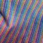 Two Sisters Tweed Throw Lambswool - rainbow! image 9