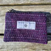Two Sisters Tweed Zip Purse image 1