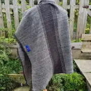 Gotland x hebridean tweed shawl image 4