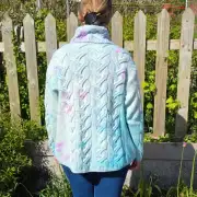 Hand dyed heritage wool jumper XXL image 2