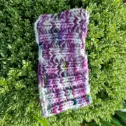 Hand Knitted hand dyed merino headband image 5