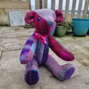 Tweed Teddy Bear image 1
