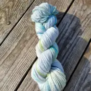 Hand-Dyed Yarn: 100% Merino, aran image 1