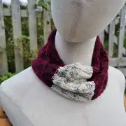 Hand Knitted gotland cowl/ headband image 4