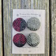 Harris Tweed buttons - 4 3 image 1