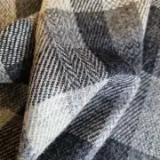 Two Sisters Tweed Fabric - winter check image 7