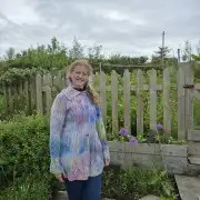 Hand dyed merino wool cardigan image 5