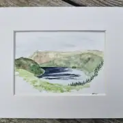 Mini Original Watercolour of thirlmere image 1
