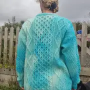 Hand dyed merino wool jumper XL image 6