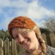 Hand Knitted gotland headband image 1