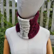 Hand Knitted gotland cowl/ headband image 1