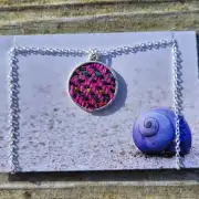 Two Sisters Tweed necklace image 1