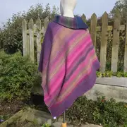 Two Sisters Tweed Poncho Cloak - Aurora image 5