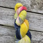 Hand-Dyed Yarn: 100% Merino, 4 ply - 8 2 image 1