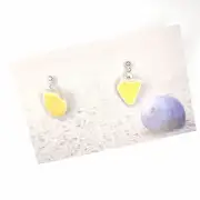 Sea pottery stud earrings image 1