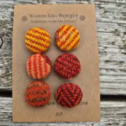 Three Sisters Tweed Buttons image 1