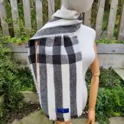 Gotland x hebridean and merino tweed scarf image 1