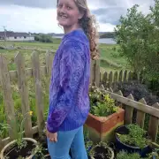 Hand dyed heritage wool jumper S image 2
