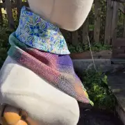 Three Sisters Tweed neck warmer - aurora image 3
