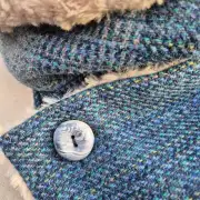 Three Sisters Tweed Hooded scarf image 2